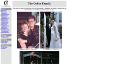 Desktop Screenshot of cokerfamily.com